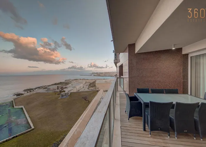 Tigne Seafront 3br Escape With Mesmerising Views By 360 Estates Apartment Gzira