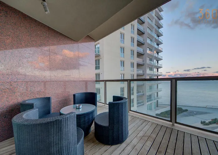 Tigne Seafront 3br Escape With Mesmerising Views By 360 Estates Gzira